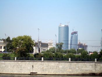 Поездка в Москву 15.08.2007 | Строящееся здание ВТБ Говорят будет самое высокое здание в Москве.