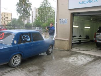 Закрытие Драг сезона 2008 в Архангельске. (фотоотчет) | Потом помыли машины.