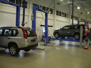Открытие официального дилерского центра Nissan в Вологде - АЦ "Мартен" | Сервисная зона