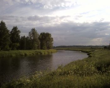Фотография | и вот Поселок Молочное,река Вологда..