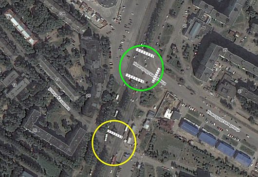 Пешеходный переход на перекрестке улиц  Казакова - Пошехонское ш | Пешеходы и автомобили