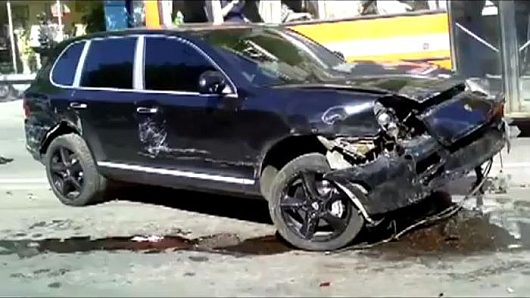 Студентка на Porsche Cayenne грубо нарушила ПДД (Саратов) | Происшествия ДТП