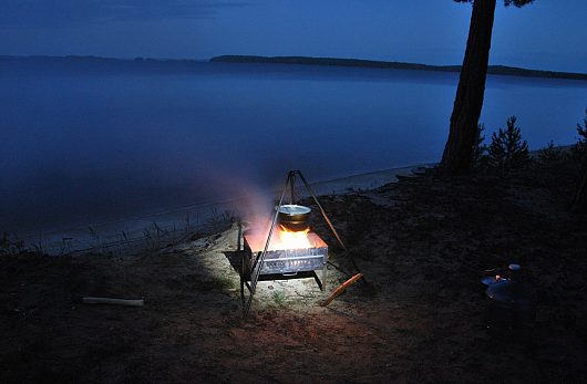 Где отдохнуть с палаткой на природе в Вологодской области? | Костры разводить нельзя, но можно сделать так 