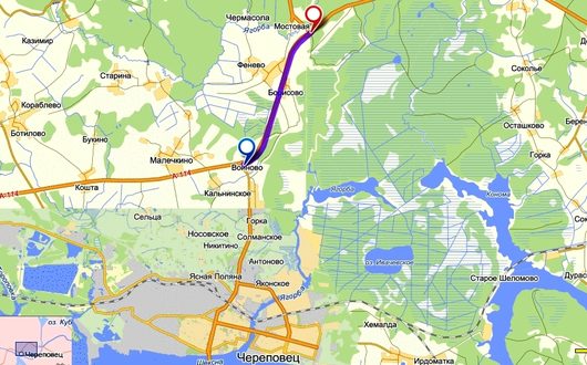 А-114 Вологда - Новая Ладога | Отзывы, ремонты, камеры, радары | Дороги Вологодской области