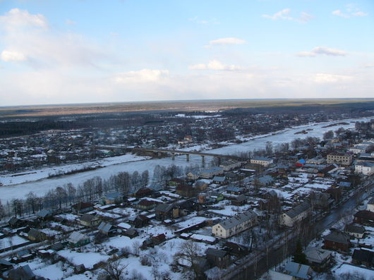 Города и сёла (ФОТО) | Устюжна железнопольская, зимой
