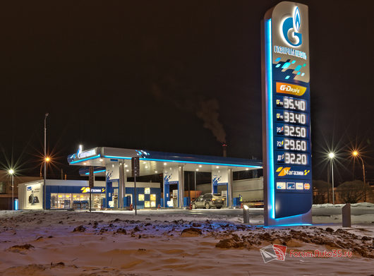 Вологда. Мониторинг цен на топливо | Первые цены на АЗС Газпромнефть АЗС работает с 20.12.13