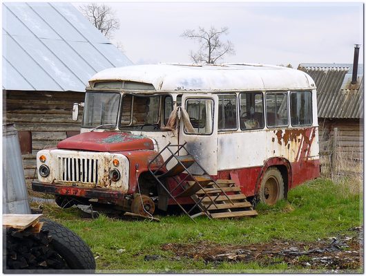 Призраки общественного транспорта СССР | еще фотки нашел...где-то в Вологодском районе