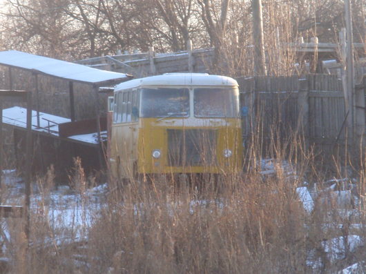 Призраки общественного транспорта СССР | Где-то в Вологде ноябрь 2011 года.