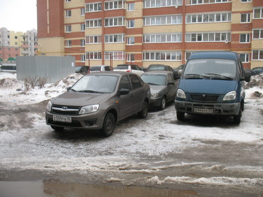 Shustr - Гранатко (ВАЗ 21906) 1,6 л 8 кл. 2015 | Ну и немного о вопросе экономии парковочных мест возле дома.