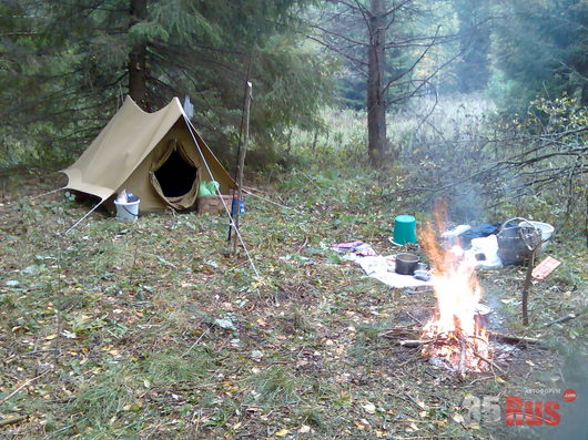 палатку со спальником для отдыха | Конец сентября smile 