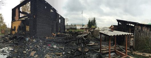 Сгорело единственное жильё 29.09.2015 | SOS - требуется помощь