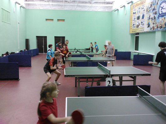 Настольный теннис в Вологде | Вечером все 6 столов сегодня были заняты smile 