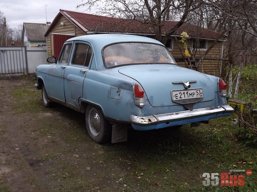 просто ретро-автомобили (фотографии с других регионов) | ГАЗ-21 в Новгородской области