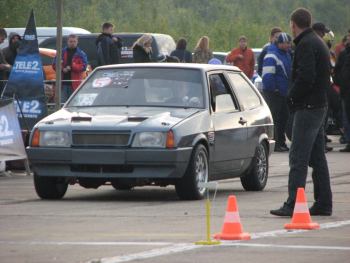 Закрытие Драг сезона 2008 в Архангельске. (фотоотчет) | Еще несколько фоток Турбо Ваз от Андрюхи на старте.