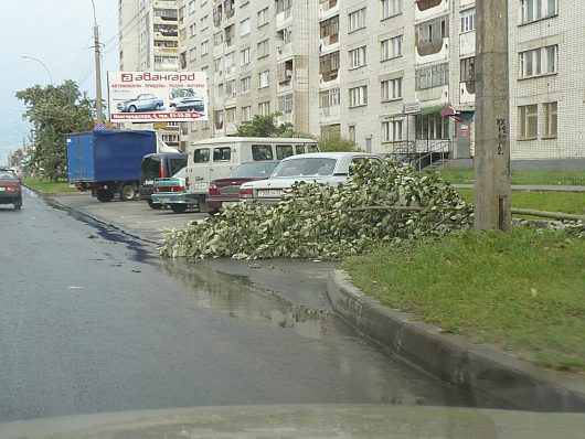 Катаклизмы природы 2010 в Вологодской области | внесу свои пять копеек на ул Ленинградской