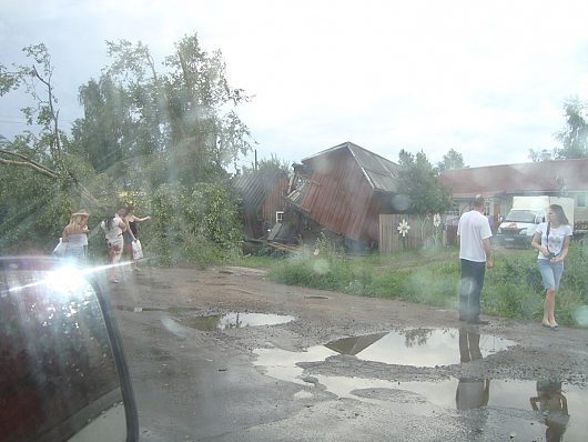 Катаклизмы природы 2010 в Вологодской области | в Ананьино