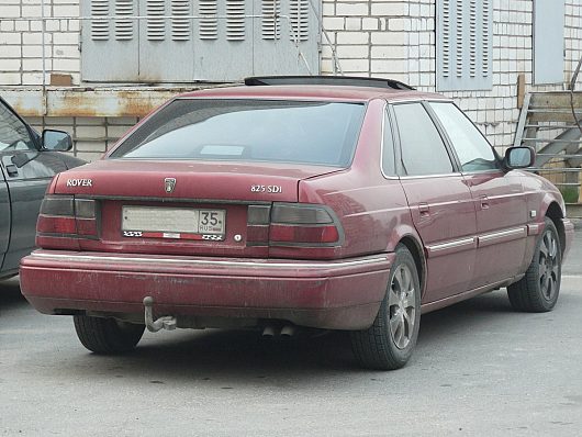 Вологодские "деликатесы" (фото редких и интересных автомобилей) | древний Rover 825 SDi