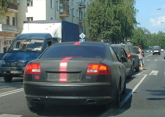 Вологодские "деликатесы" (фото редких и интересных автомобилей) | Ауди А8 матовая.