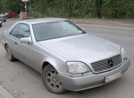 Вологодские "деликатесы" (фото редких и интересных автомобилей) | Мерседес 600SEC C140 V12