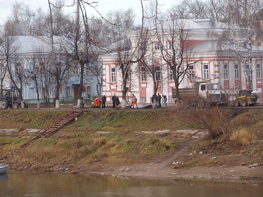 Вологда. Ремонт городских дорог. Сезон 2010 | Набережная VI армии