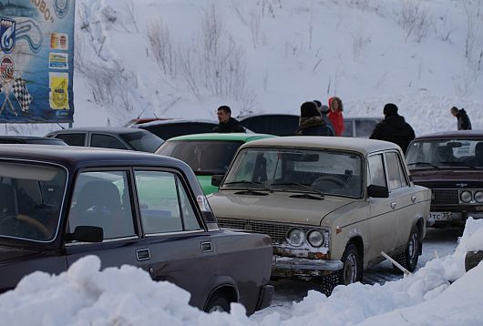 Перерыв между заездами. Чистка трассы Санниково | ...