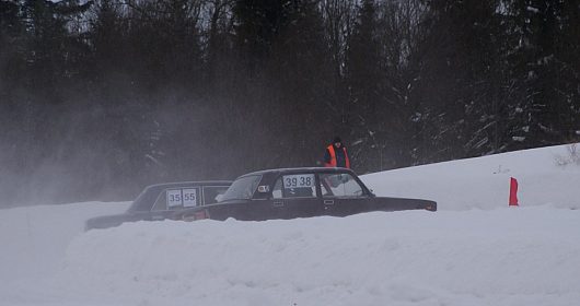 Перерыв между заездами. Чистка трассы Санниково | ...