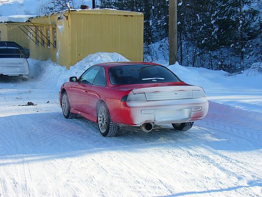 FIN - Nissan s14a Kouki - Red | Но прокладку выдуло совсем, из турбы превратился в атмо,