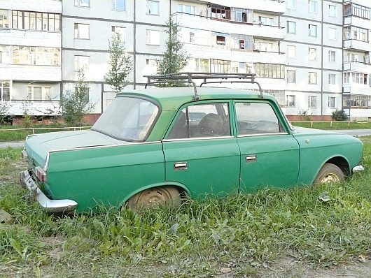 Вологда. "Подснежники" или бесхозные машины | москвич