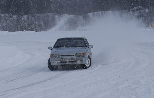 Перерыв между заездами. Чистка трассы Санниково | ...