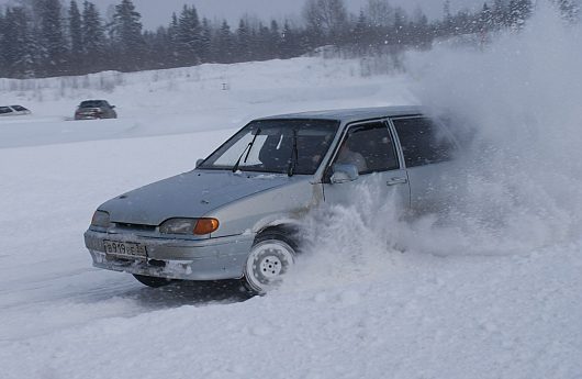 Перерыв между заездами. Чистка трассы Санниково | ...