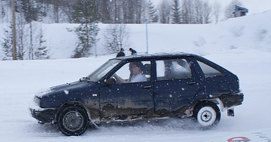 Перерыв между заездами. Чистка трассы Санниково | ...