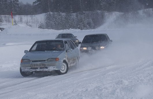 Перерыв между заездами. Чистка трассы Санниково | ...