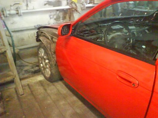 FIN - Nissan s14a Kouki - Red | Покрасили.. собираю.