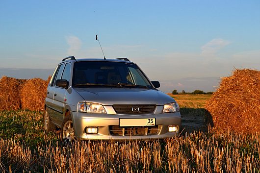 Фото наших автомобилей | решила устроить фотосессию мазденышу