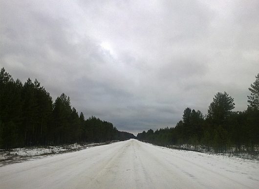 Так, в кучу ;) | Дорогу в Тарногу уже укатали.