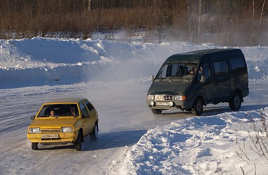 Перерыв между заездами. Чистка трассы Санниково | ...на обгон просится )