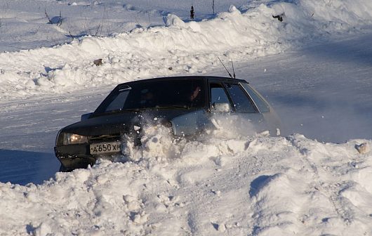 Перерыв между заездами. Чистка трассы Санниково | ...в этом 1 раз, но круче )