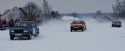 Автогонки на Празднике Коня. д.Еройфека Вологодского района 25 февраля 2012г | Автоспорт Вологодская область