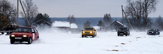 Автогонки на Празднике Коня. д.Еройфека Вологодского района 25 февраля 2012г | Автоспорт Вологодская область