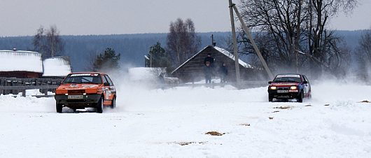 Автогонки на Празднике Коня. д.Еройфека Вологодского района 25 февраля 2012г | Автоспорт Вологодская область