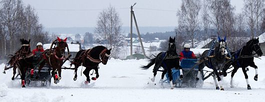 Автогонки на Празднике Коня. д.Еройфека Вологодского района 25 февраля 2012г | Автоспорт Вологодская область