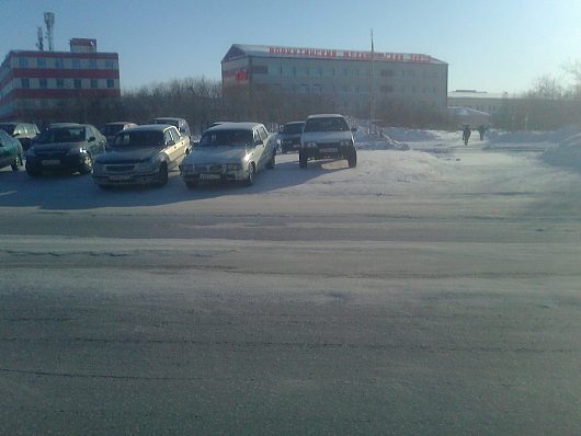 Фотки разных "необычных" авто | Продолжу тему внедорожников.Сегодня в Воркуте обратил внимание на лифтованную девятку....