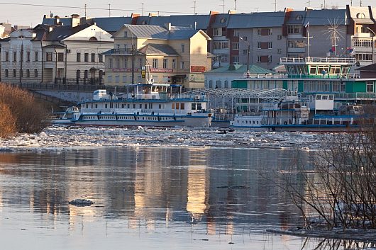 Природа нашего края (ФОТО) | Ледоход на р Вологда