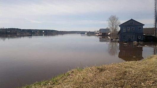 Природа нашего края (ФОТО) | Река Юг Кичменгский Городок Весна 2012 Паводок.