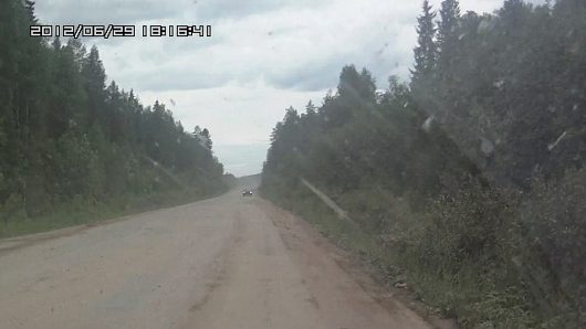 Опасный участок дороги Тотьма - Нюксеница - Великий Устюг | Дороги Вологодской области