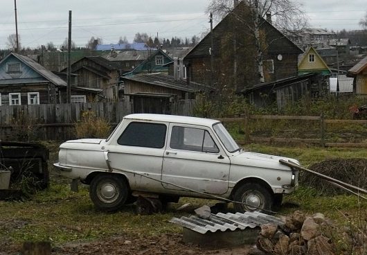 просто ретро-автомобили (фотографии с других регионов) | ЗАЗ 968 Архангельская область, 2011 год