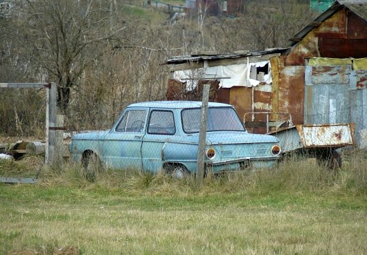 просто ретро-автомобили (фотографии с других регионов) | ЗАЗ 968 Калужская область, 2009 год