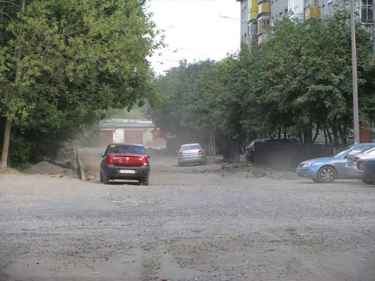 Вологда. Ремонт дворов и городских дорог. Сезон 2012 | Скоро можно будет сравнить, фото сегодняшнее