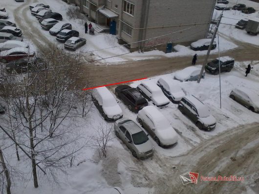 Расчистил от снега для себя - другим парковаться нельзя? | Парковка