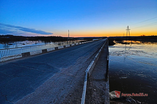Катаклизмы природы 2013 в Вологодской области | Мост по дороге на ст.Дикая